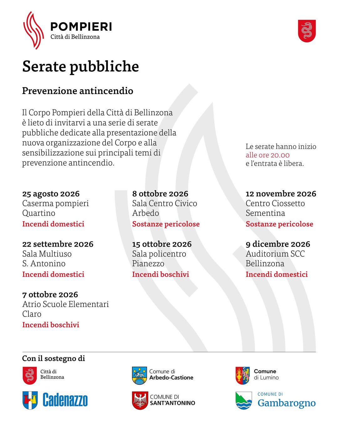 Serata pubblica: Incendi boschivi - Claro, foto 2