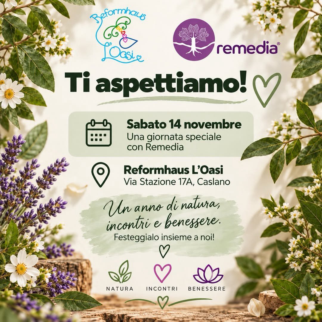 Un anno di Reformhaus L’Oasi con Remedia, foto 3