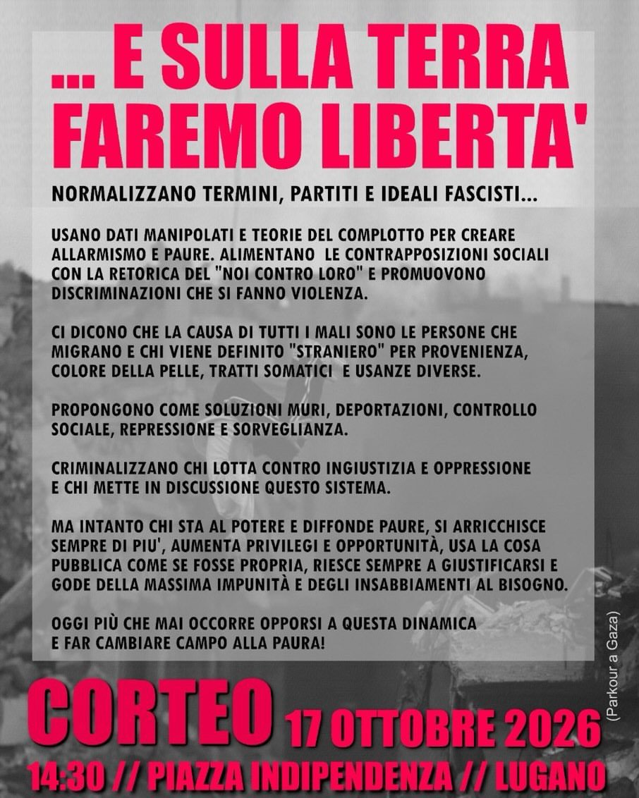E sulla terra faremo libertà – Corteo antifascista, foto 2